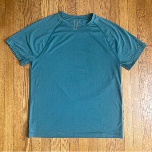 Outdoor Voices Men’s FastTrack Mesh Shortsleeve in Evergreen - Size M